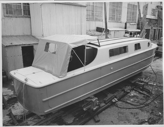 Newly built boat